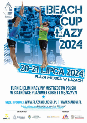 Plakat Beach Cup Lazy 2024 - zapraszamy